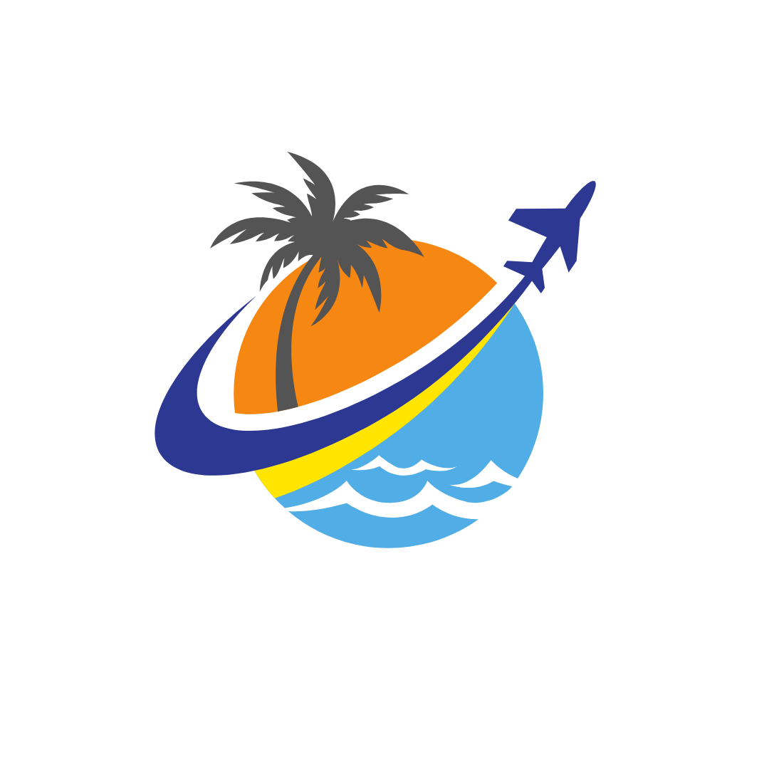 Sparkle travels logo white text